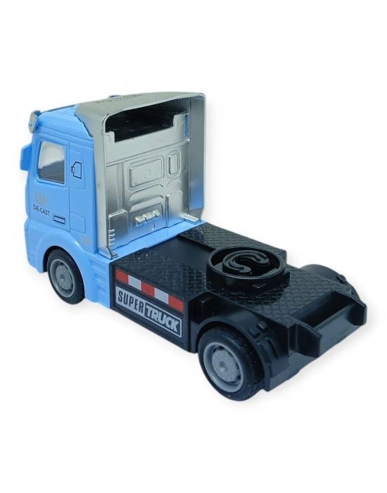 Çekbırak Metal Tır Kafası 12 cm - Mavi