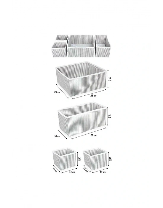 Çekmece Düzenleme Kutu Seti Organizer 4lü Set