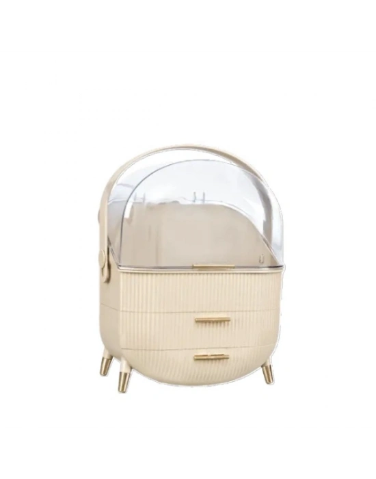 Çekmeceli Kozmetik Organizer Beyaz