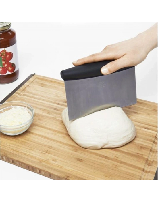 ®  Çelik Hamur Kesici Kazıyıcı Pasta Kek Dekorasyon Spatula Aleti