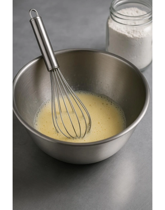 Çelik Küçük Yumurta Çırpıcı 14 cm