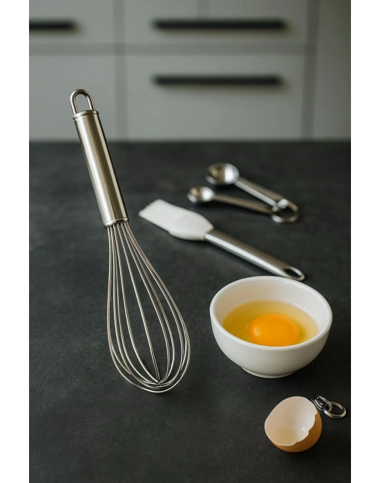 Çelik Küçük Yumurta Çırpıcı 14 cm