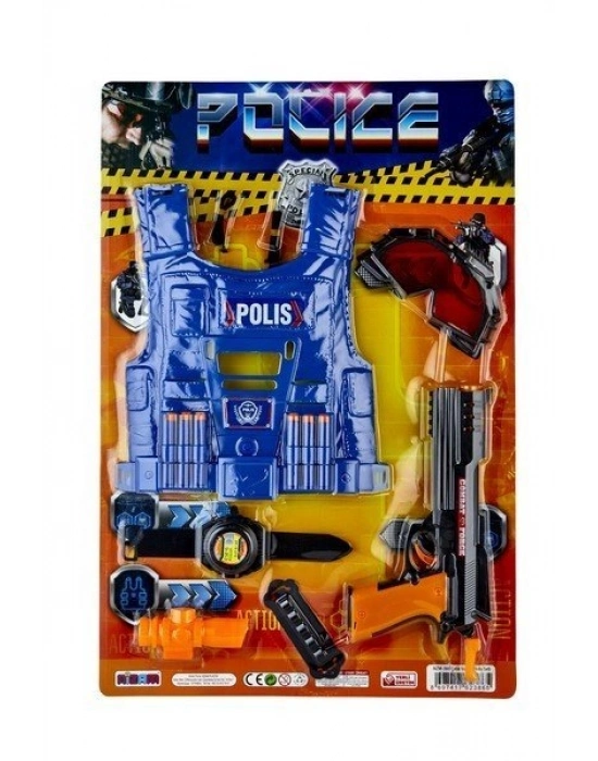 CELIK YELEKLI POLIS SET