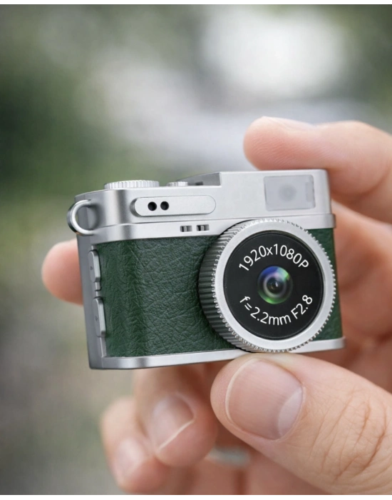 ® Cep Boy 4K Mini Kamera 1080P Video IPS Ekran Taşınabilir Dijital Kamera