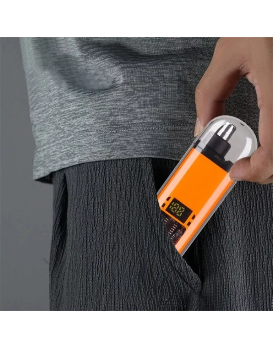 Cep Çakmak Model USB Şarjlı Burun Kulak Yanak Kıl Tüy Temizleme Makinesi