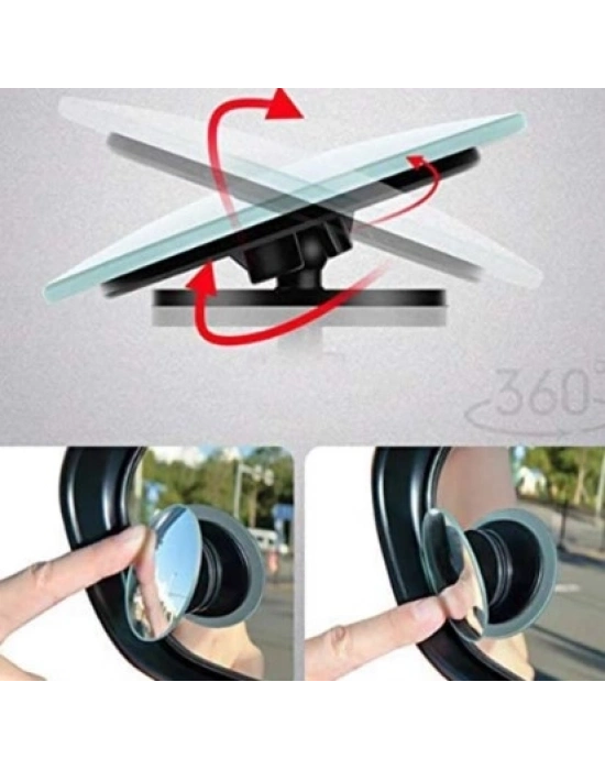 Çerçevesiz  Ayarlanabilir Kör Nokta Aynası 2 li