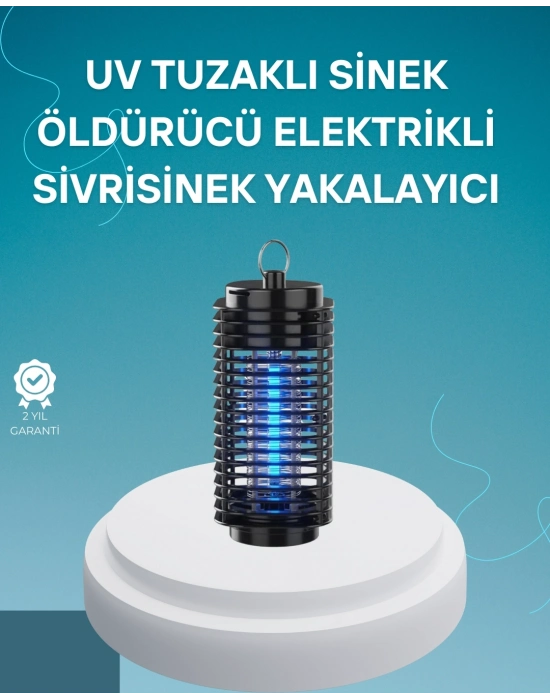 Çevre Dostu Elektrikli Sivrisinek Öldürücü Lamba – 50m² Etki Alanı