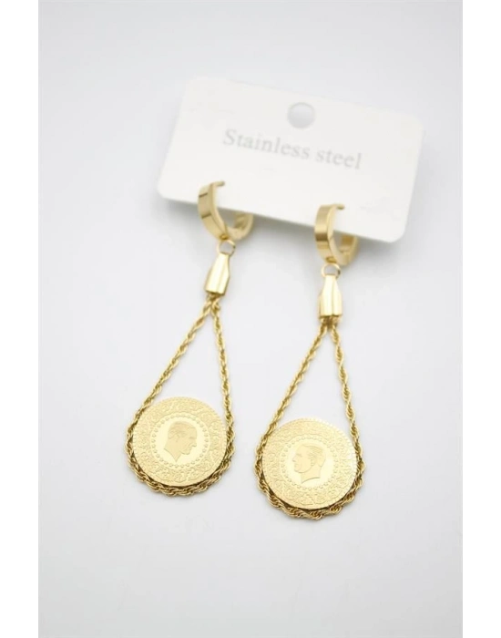 Çeyrek Küpe - Altın