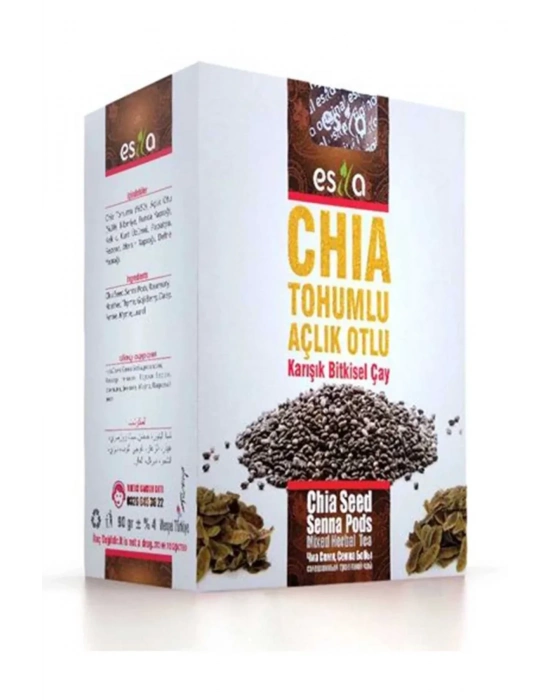 Chia Tohumlu Açlık Otlu Çay 45 Li.
