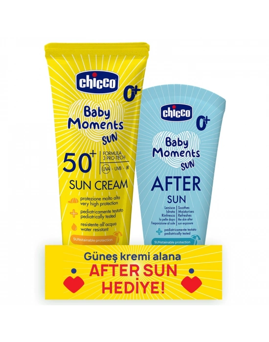 Chicco Baby Moments Sun Güneş Sprey Spf 50+ 150 ml + After Sun Hediye