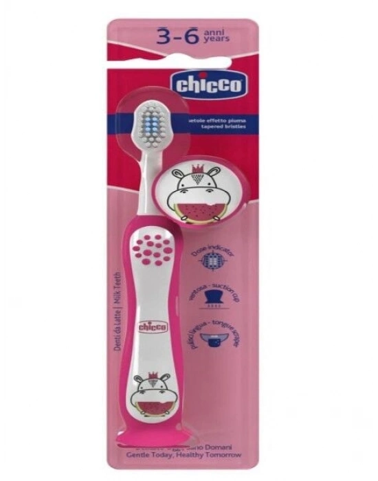 Chicco Diş Fırçası 3-6 Yaş Hippo