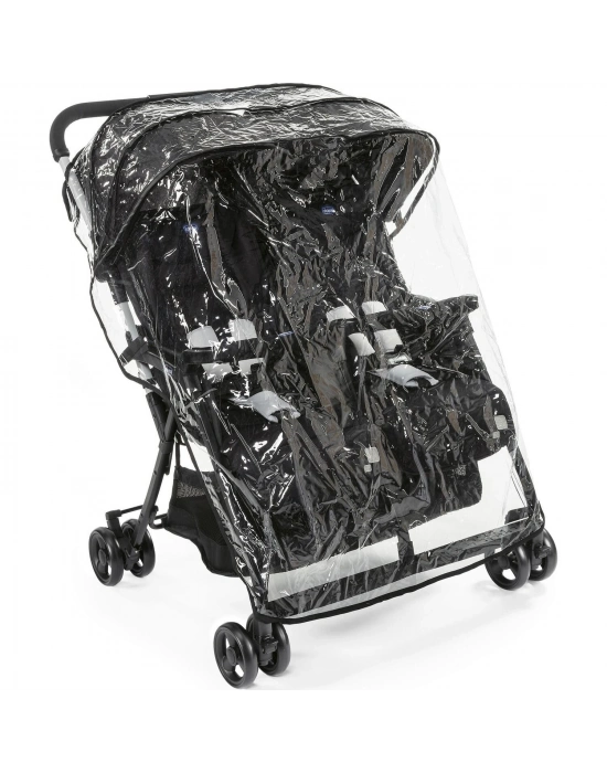 Chicco Ohlala Twin İkiz Bebek Arabası Black Nigth
