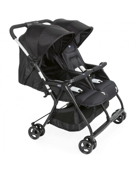 Chicco Ohlala Twin İkiz Bebek Arabası Black Nigth