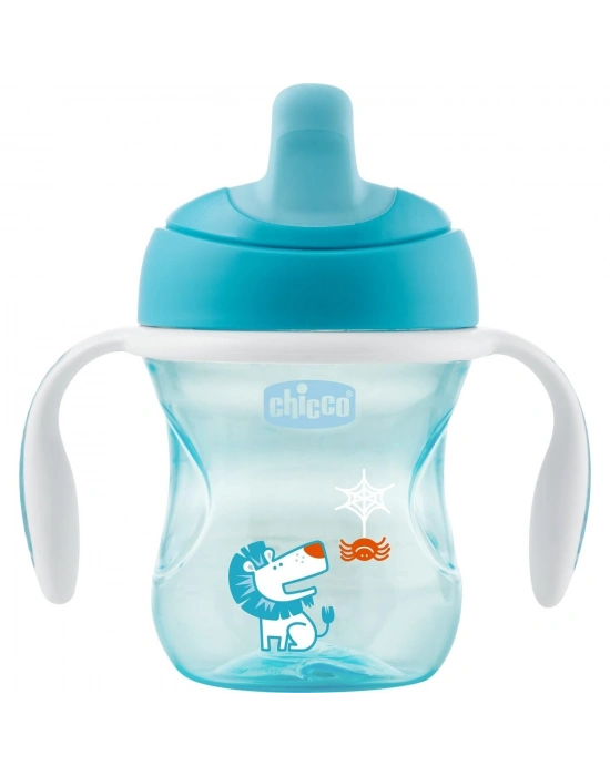 Chicco Yarı Yumuşak Uçlu Alıştırma Bardağı 6 Ay+ Kız