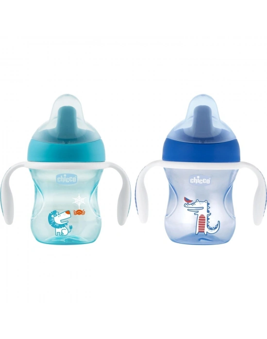 Chicco Yarı Yumuşak Uçlu Alıştırma Bardağı 6 Ay+ Kız