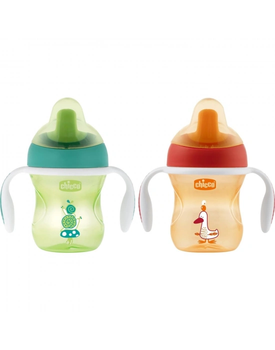 Chicco Yarı Yumuşak Uçlu Alıştırma Bardağı 6 Ay+ Unisex