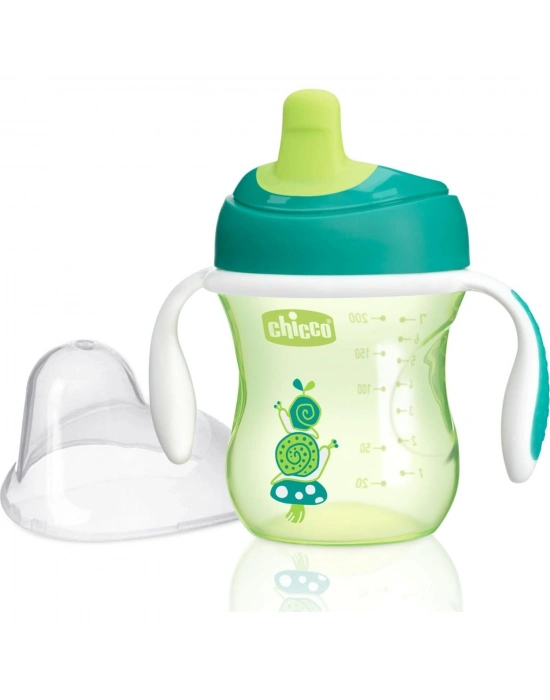 Chicco Yarı Yumuşak Uçlu Alıştırma Bardağı 6 Ay+ Unisex