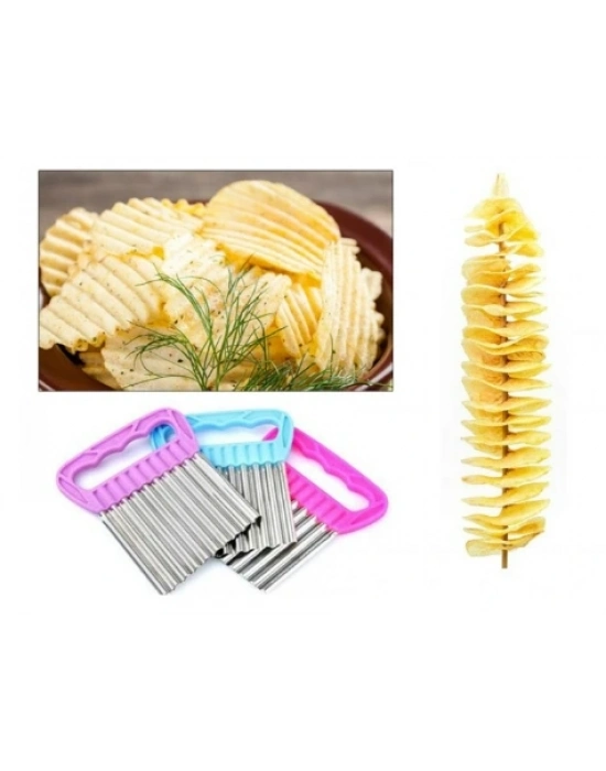 Chips Chopper Şekilli Sebze Ve Meyve Dilimleyici