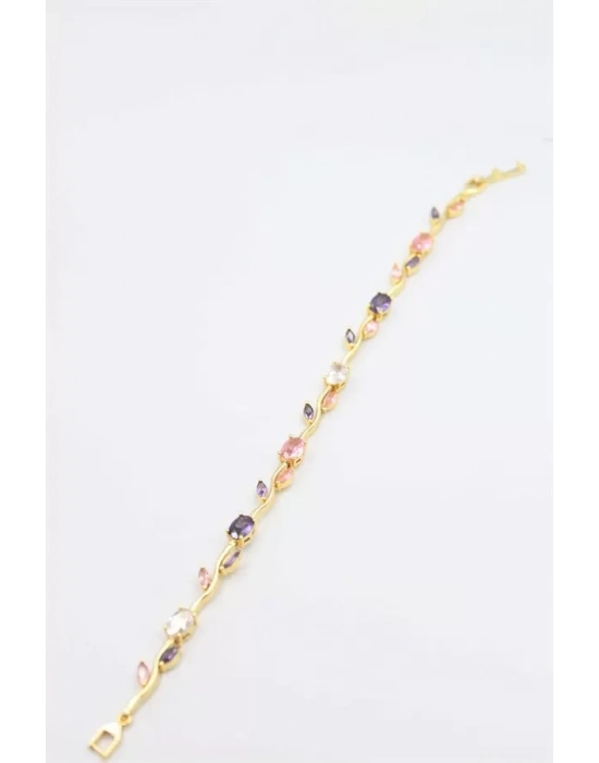 Çiçek Bileklik - Altın