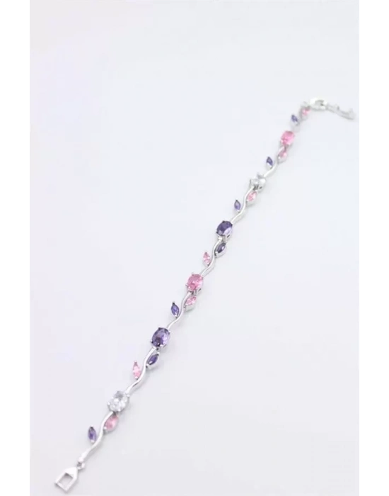 Çiçek Bileklik - Gümüş