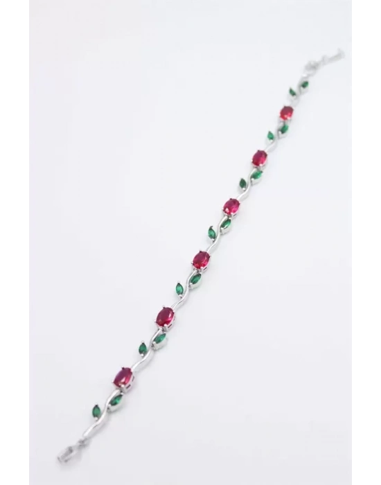 Çiçek Bileklik - Gümüş