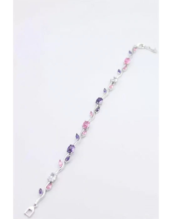 Çiçek Bileklik - Gümüş