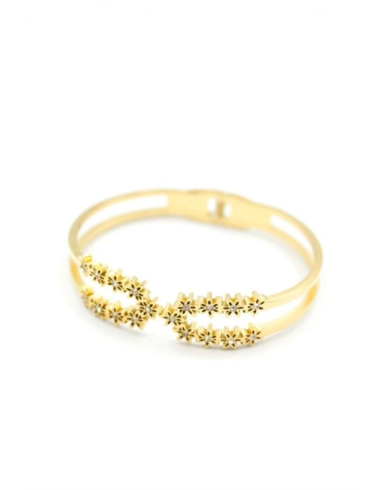 Çiçek Bilezik - Altın
