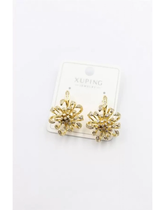 Çiçek Küpe - Altın