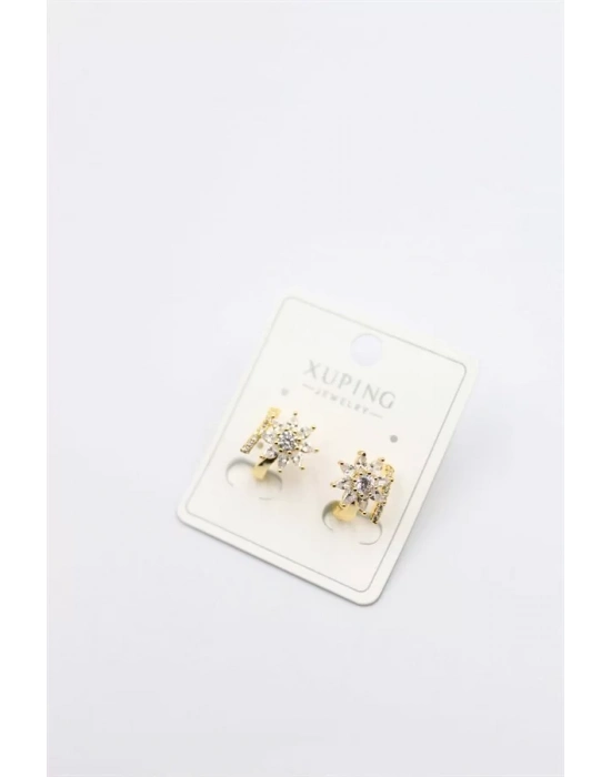 Çiçek Küpe - Altın