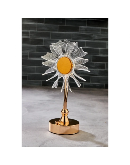 Çiçek Tasarımlı LED Masa Lambası