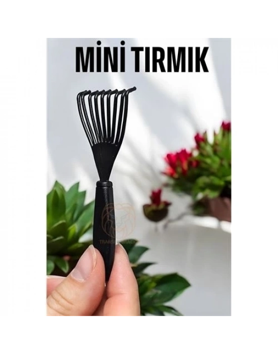 Çiçek Toprağı Temizleme Tırmığı Mini Tırmık