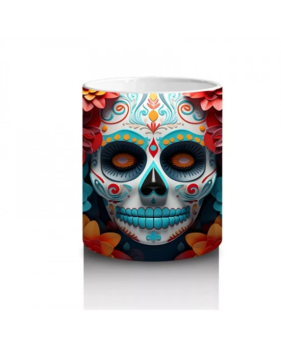 Çiçeklerden Taçlı Buzlu Maske – Hediyelik Kahve Kupası