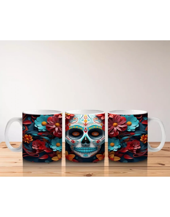 Çiçeklerden Taçlı Buzlu Maske – Hediyelik Kahve Kupası