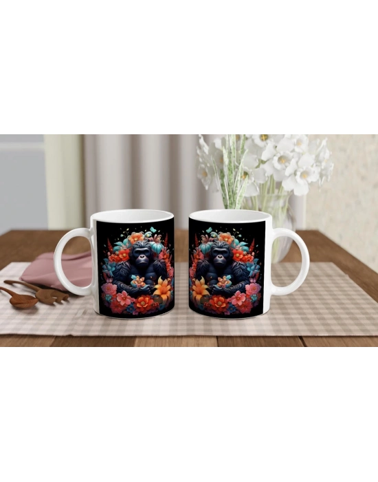 Çiçeklerin Efendisi Goril Kupa Bardak