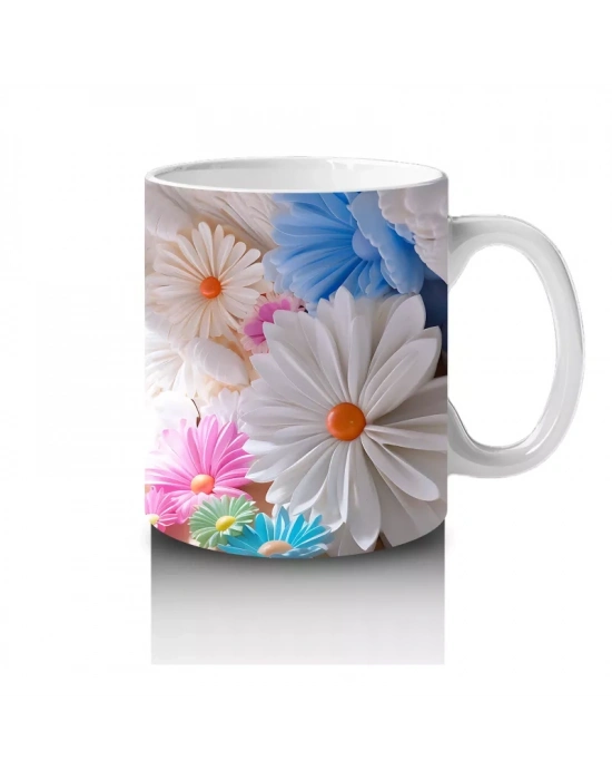 Çiçekli Tünelde Bahar Manzarası – Baskılı Kupa