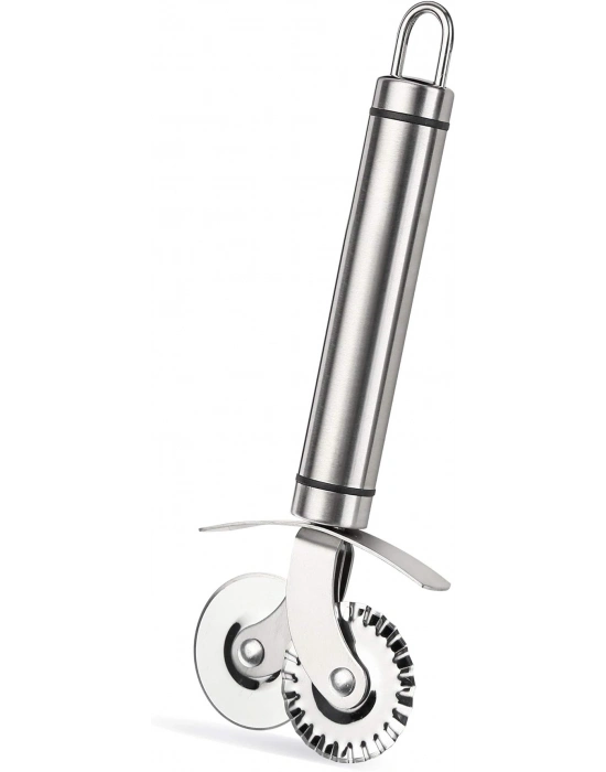 Çift Başlıklı Pizza Hamur Bıçağı