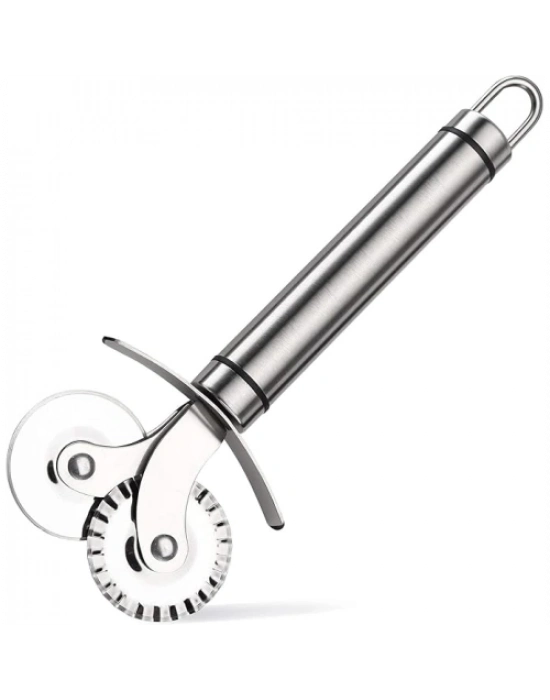 Çift Başlıklı Pizza Hamur Bıçağı