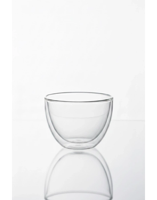 Çift Cidarlı Cam Kase 250 ml 10 cm