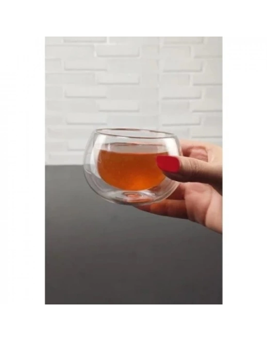 Çift Cidarlı Cam Reçellik 6 Adet