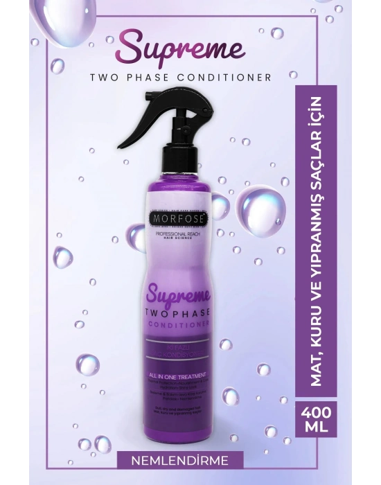 Çift Fazlı Supreme Kondisyoner Fön Suyu 400 ML - mrfs