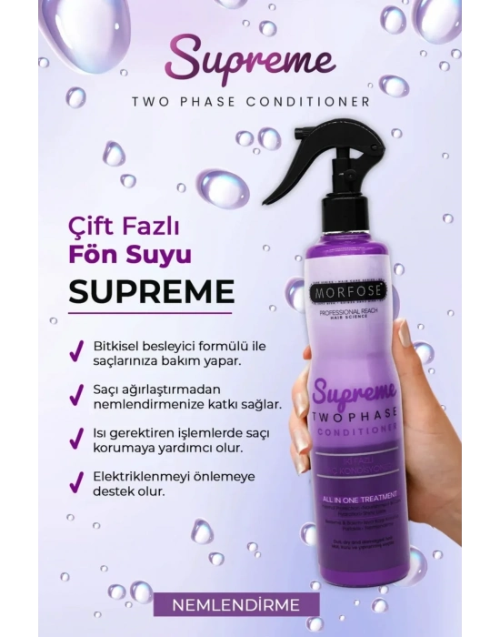 Çift Fazlı Supreme Kondisyoner Fön Suyu 400 ML - mrfs
