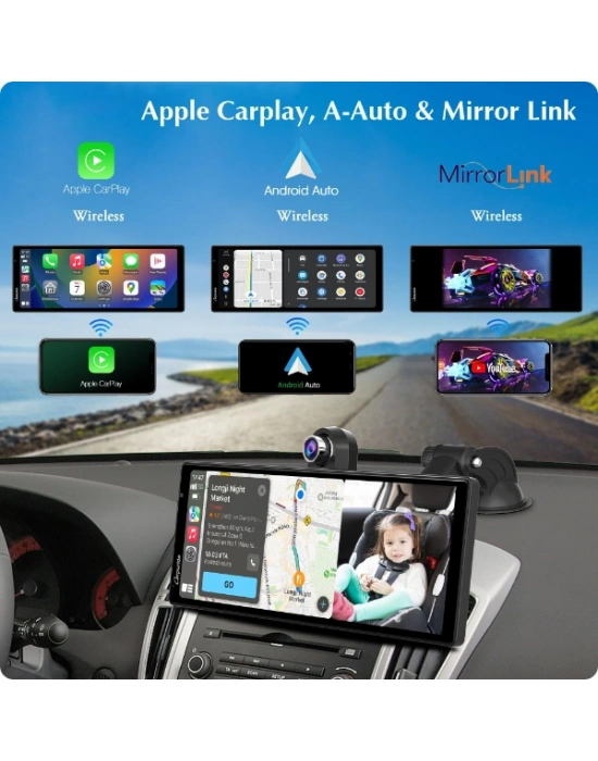 Çift Lens Kameralı Apple Ve Android CarPlay