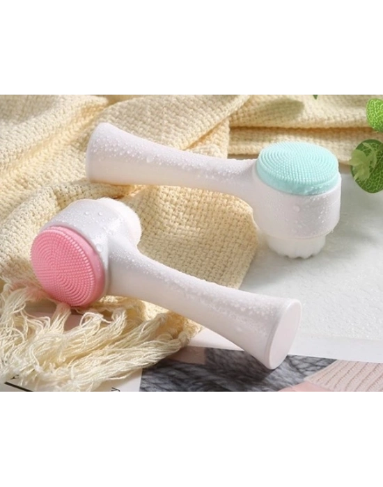 ® Çift Taraflı 3D Yumuşak Yüz Bakım Fırçası