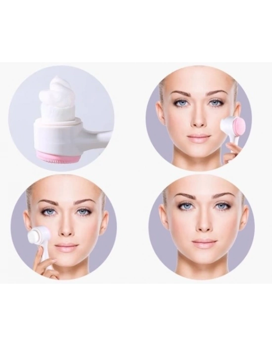 ® Çift Taraflı 3D Yumuşak Yüz Bakım Fırçası