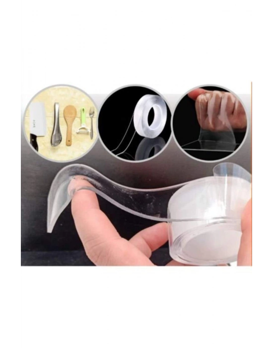 Çift Taraflı Akrilik Silikon Bant Yüksek Mukavemetli 18mm x 2 metre