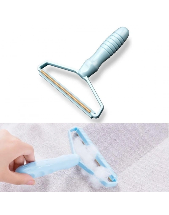 ®  Çift Taraflı Elbise Kazak Plastik Kumaş Tüy Alma ve Tiftik Temizleyici Toplayıcı Taşınabilir