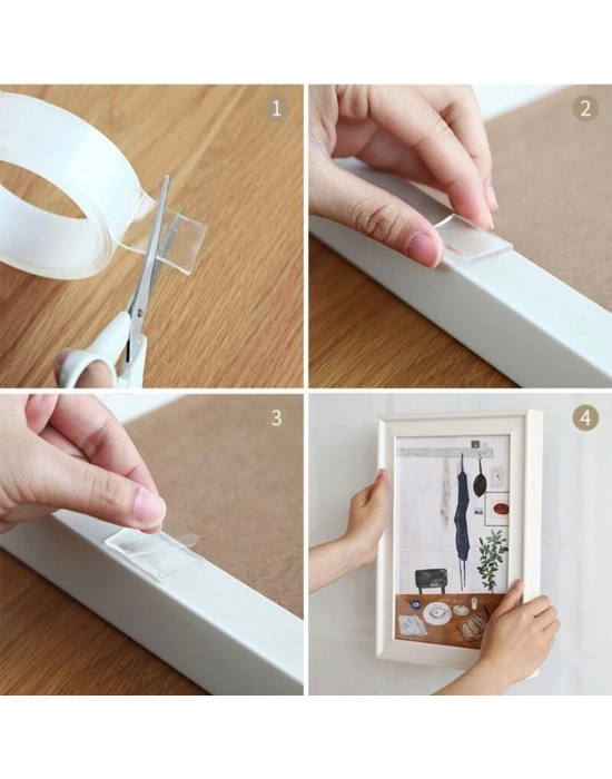 ®  Çift Taraflı Nano Bant Kuvvetli Silikon Jel Yapıştırıcı