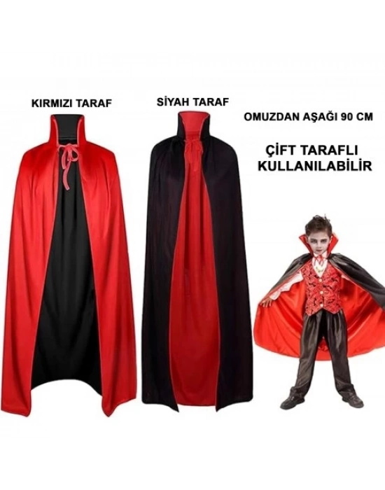 Çift Taraflı Pelerin Çocuk