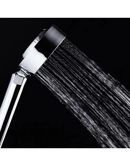 Çift Taraflı Yüksek Basınç Su Akıtan Şampuan Hazneli Duş Başlığı