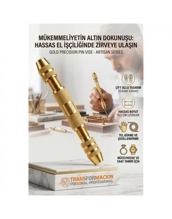 Çift Uçlu Mini El Matkabı - Hassas El Matkabı ve Takı Yapım Seti 723230